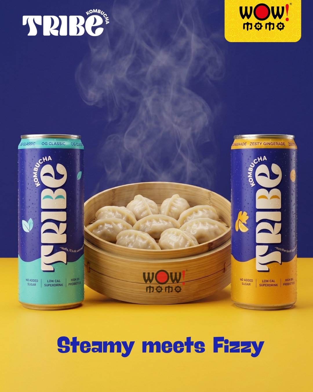 India's Sober-Curious Wave Hits QSR: Tribe Kombucha Goes Live Across Wow! Momo's 900+ Stores